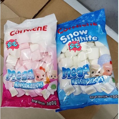 

CORNICHE MARSHMALLOW 300GRAM/MAKANAN RINGAN/PERMEN/CEMILAN