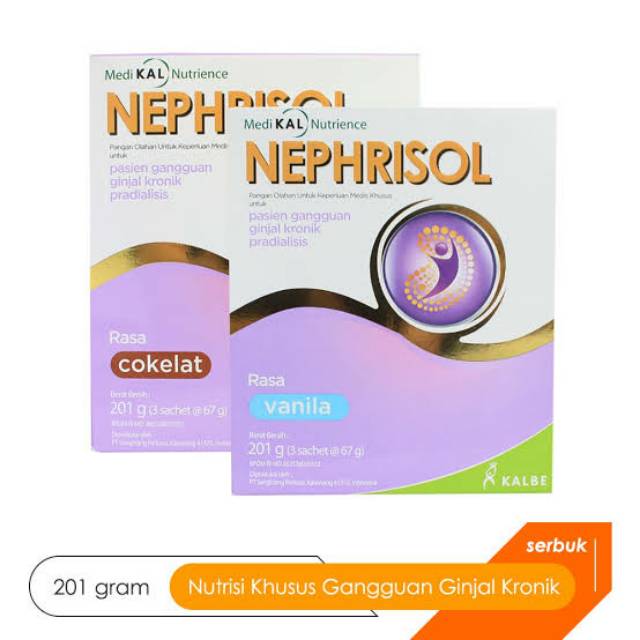 

Nephrisol Cappucino / Vanila 201 gram - Nephrisol-D 210 gram