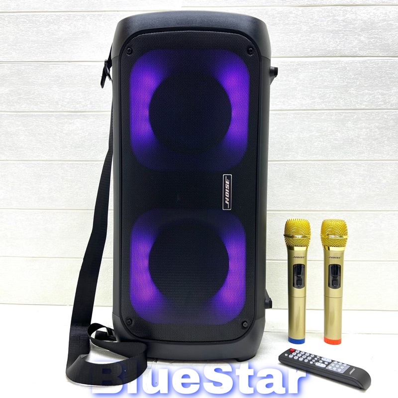 Speaker Portable Wireless Noise 899 B HIVE Original 8 inch x2 Bluetooth