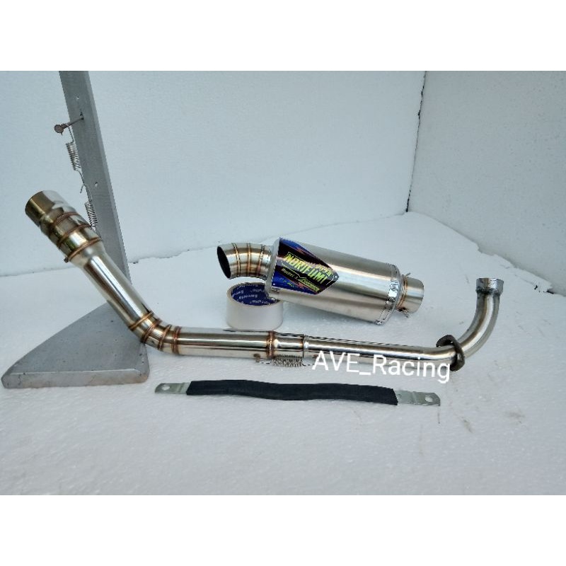 Knalpot racing NORIFUMI buat Vega R, Vega ZR, Vega RR dll