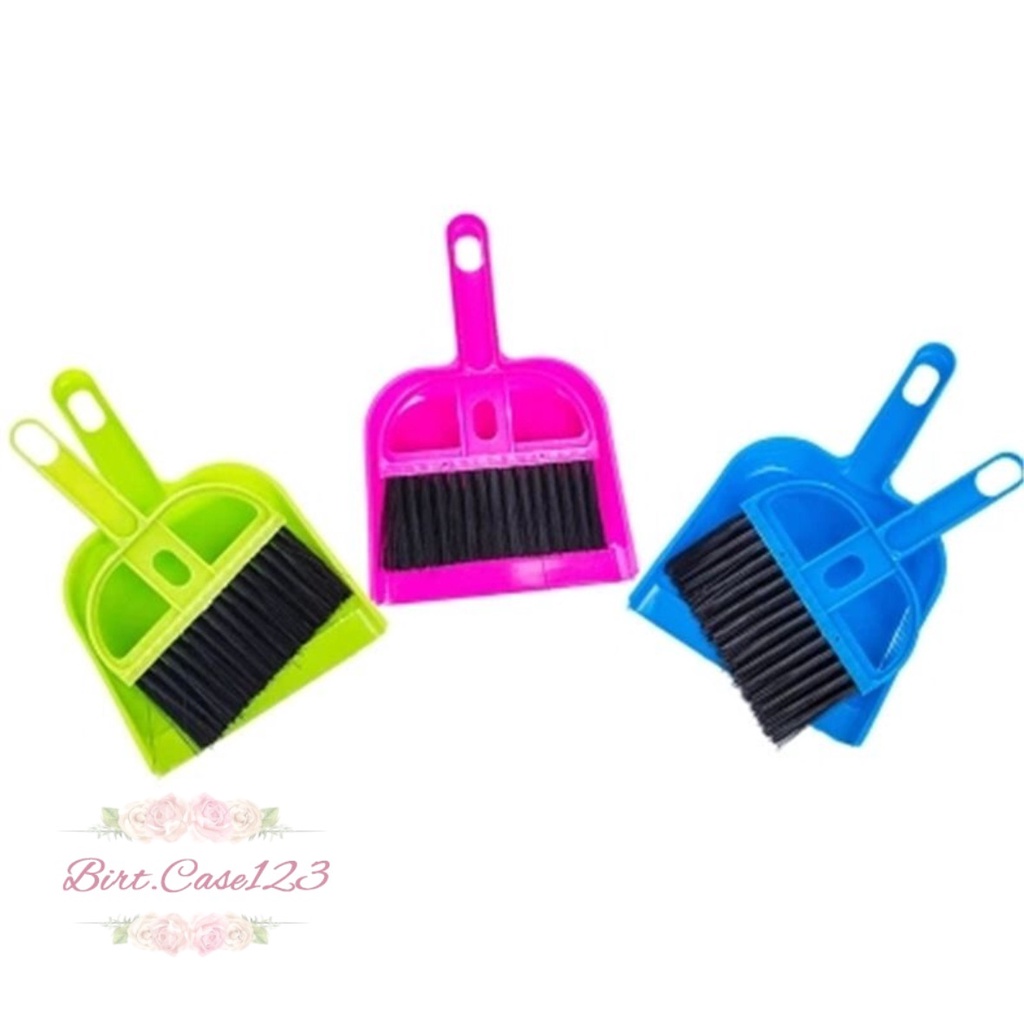 RT66 SAPU DAN PENGKI SET MINI DUSTPAN SEROK CIKRAK KECIL KEBERSIHAN KARPET MOBIL MEJA LAPTOP BC6201