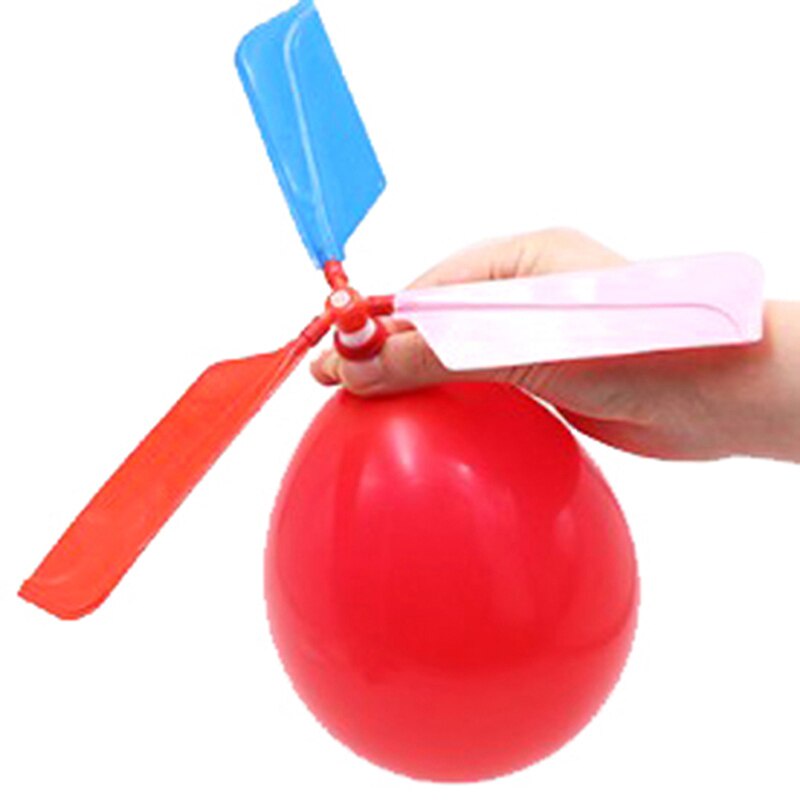 10 Pcs Helikopter Balon Portable Bermain Luar Ruangan Balon Terbang Mainan Dekorasi Pesta Ulang Tahun Anak Hadiah Perlengkapan Pesta Globos