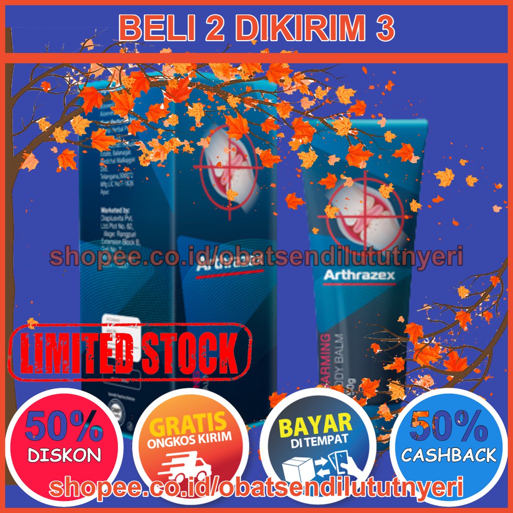 PROMO Harga Balsem ARTHRAZEX Salep Obat Sendi Body Balm - Harga di Apotik, Kapsul, Benefits, Gel Unt