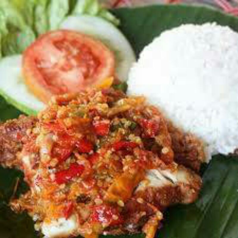 

Nasi Ayam Goreng Dada Cili Padi