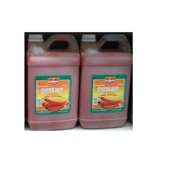 

Delmonte Saus Sambal Extra Hot Pedas Galon 5500gr