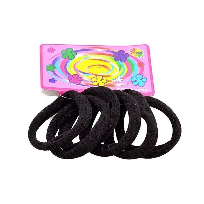 IKAT RAMBUT DONAT JUMBO ELASTIS KUNCIRAN SIZE BESAR WARNA WARNI IKET RAMBUT WANTA HAIR TIE KOREAN STYLE PEREMPUAN 1 SET ISI 6 PCS SR42