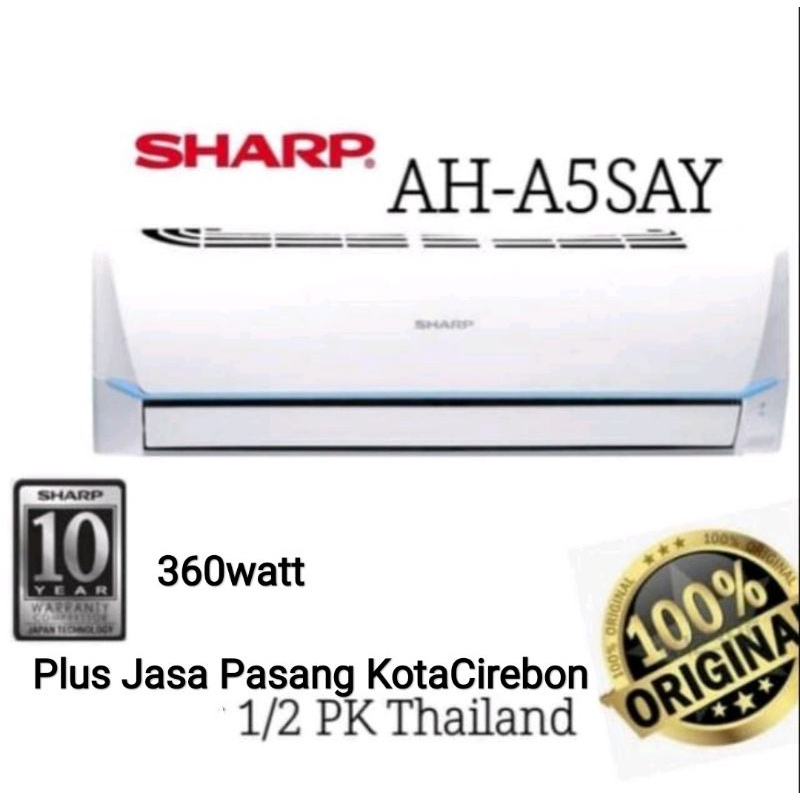 AC Sharp 05pk  type 05say 3600watt terpasang khusus Wil cirebon kota