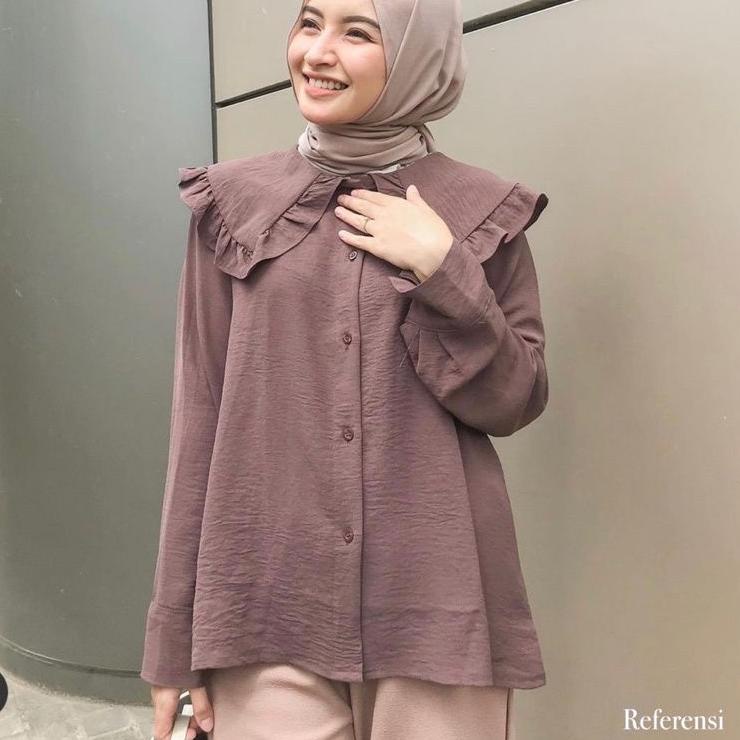 Hot Sell.. DERA BLOES URAGIRI~BLOES BAHAN Crinkle URAGIRI