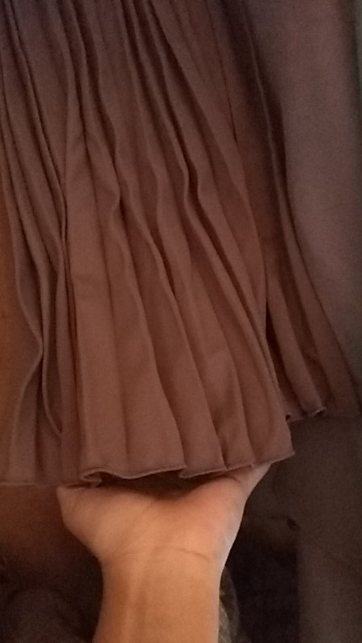 V256xxl - Rok Plisket Prisket Panjang Jumbo Pleated Skirt Flare Skirt Mayung Flowy Rempel