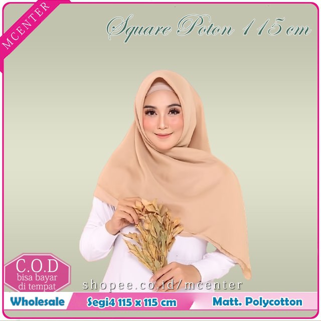 Bella Square New &quot;warna part 1&quot; || hijab segiempat Fine Chifon
