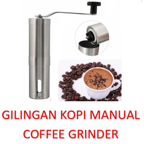 Hand Manual Stainless Alat Giling Kopi Gilingan Handy manual - Alat Penggiling kopi manual