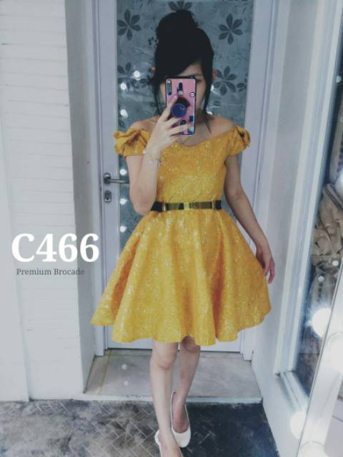 RESTOCK C466 party dress / dress pesta /gaun pesta /dress penyanyi bukat gliter SUPER QUALITY