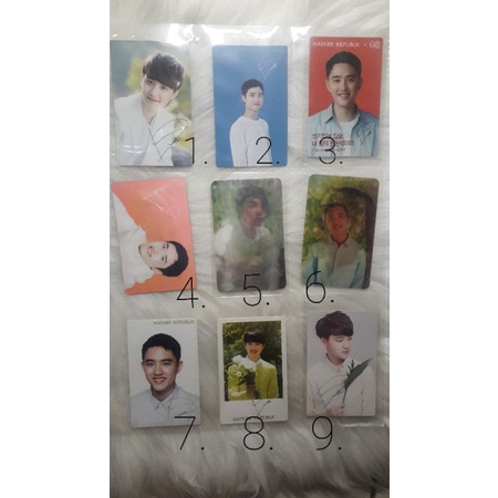 EXO D.O Kyungsoo Photocard Official Nature Republik