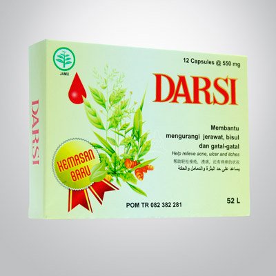 DARSI 12 KAPSUL OBAT JERAWAT BISUL GATAL