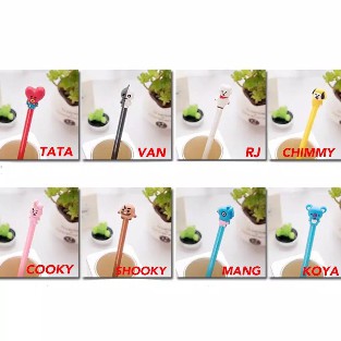 [Premium Store] Pulpen BT21 / Pulpen Karakter BTS / Pena Army Bts / Koleksi Bts / Pena Bt21 / Pulpen Cair Gel Unik Karakter-3