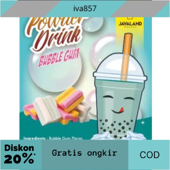 

PROMO BUBUK MINUMAN BUBBLE GUM GRATIS ONGKIR