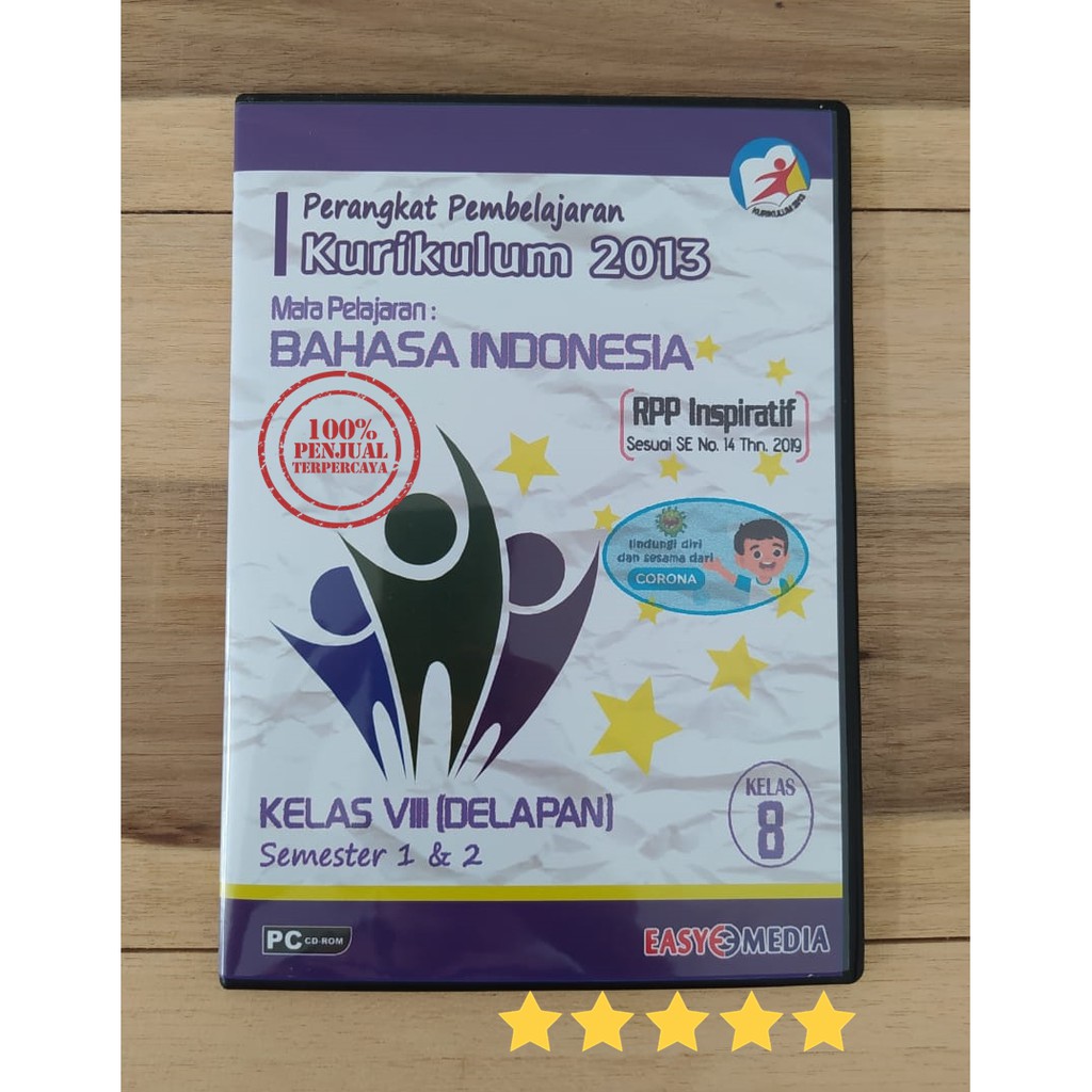 Bisa Cod Cd Rpp Satu Lembar Smp Mts Kelas 8 Viii Bahasa Indonesia Revisi 2020 Semester 1 Dan 2 Shopee Indonesia