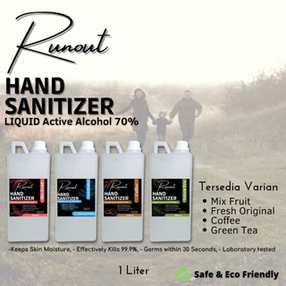 Image of Hand Sanitizer 1 Liter / Liquid / Cair / RUNOUT / Mix Fruit | Coffee | Green Tea | Refill