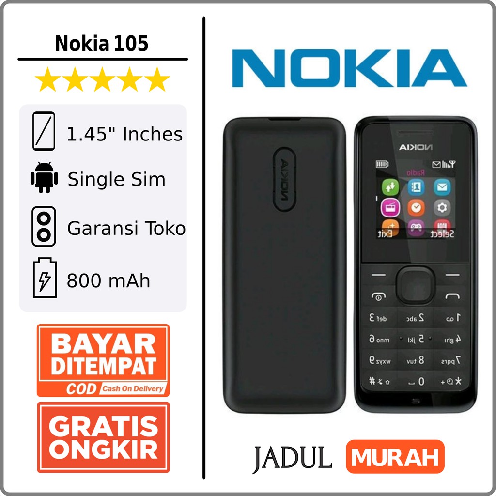 hp jadul murah nokia 105 lama