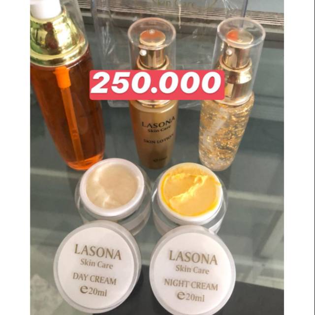 Lasona ori malaysia / cream wajah / cream muka / glowing