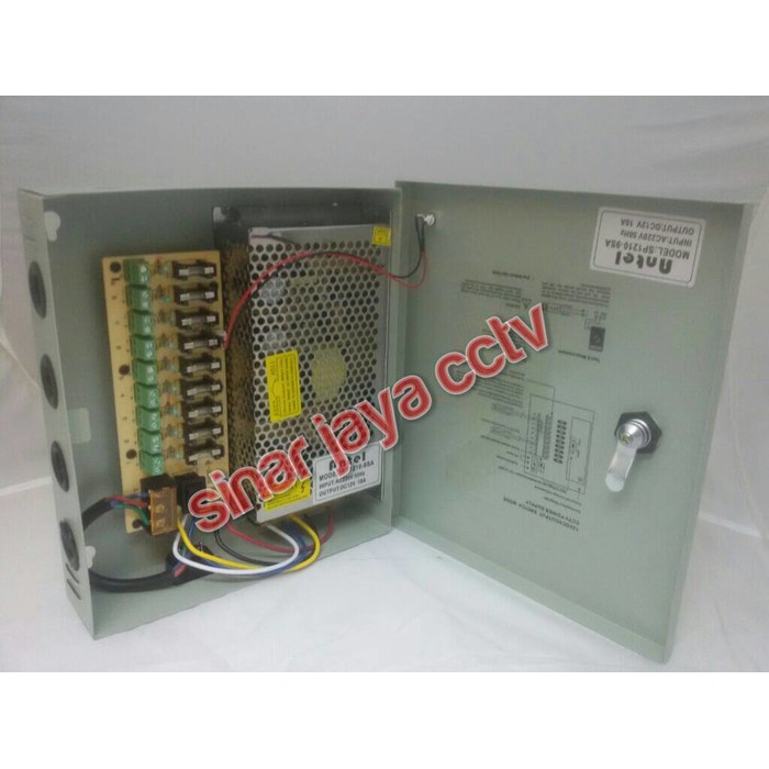 POWER SUPPLY BOX ADAPTOR CCTV 12V 10A