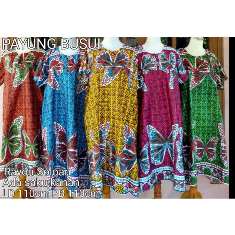 DASTER PAYUNG/ DASTER RAYON Model Terbaru