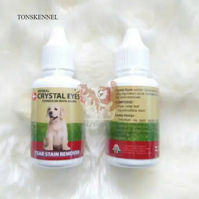 Crystal Eyes Dog Herbal - Pembersih Mata Anjing Tetes Mata Anjing Kucing Tonskennel