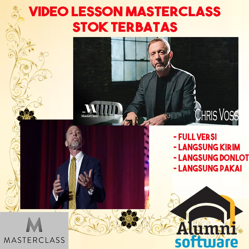 MasterClass Chris Voss - The Art of Negotiation VIDEO LIMITED EDITION