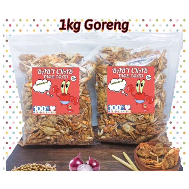 

BABY CRAB KRISPY (1kg) | KEPITING RAJUNGAN