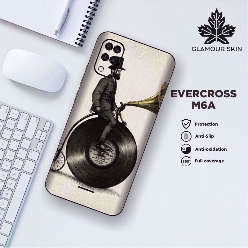 *(Dapat2PCS)* EVERCOSS M6A Garskin Case/Stiker Protector Motif MAN