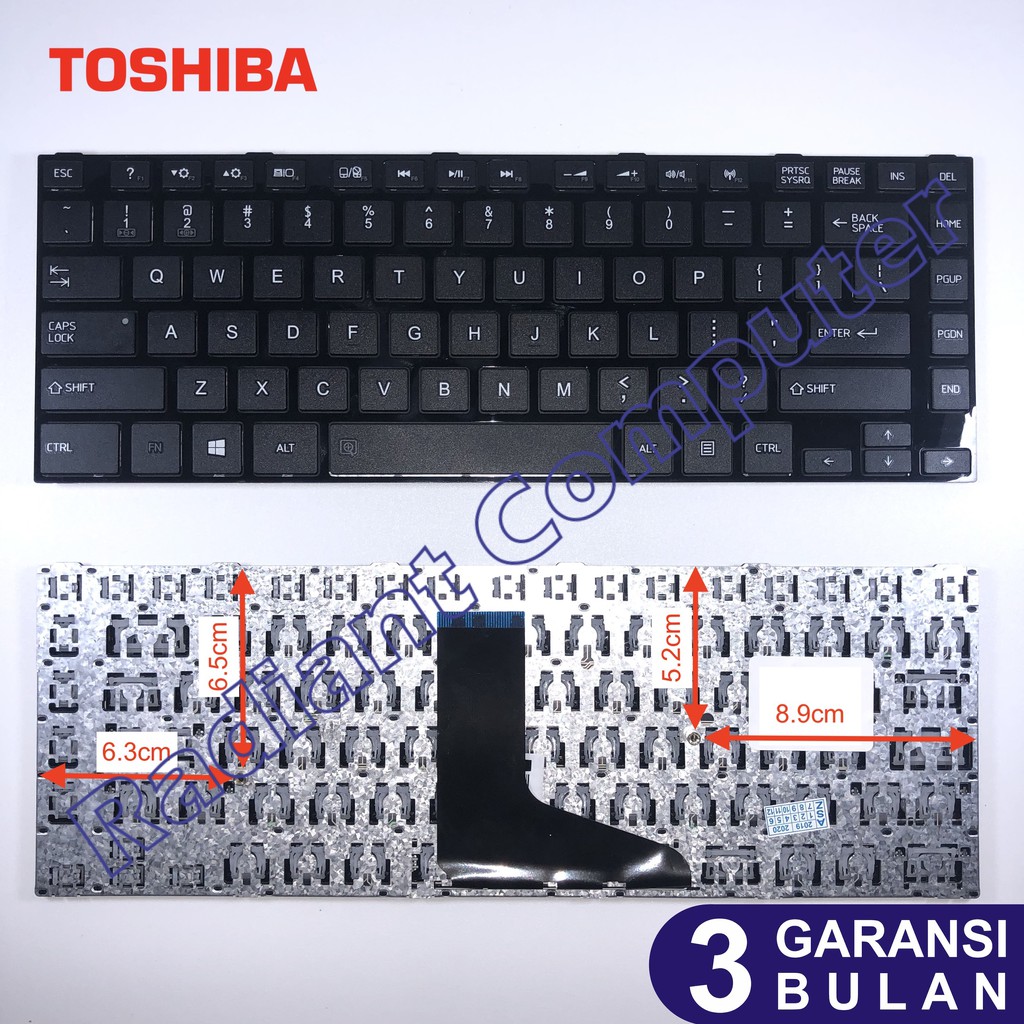 Keyboard Toshiba L40-A L40D-A L45-A S40-A S40D-A S40DT-A S40T-A