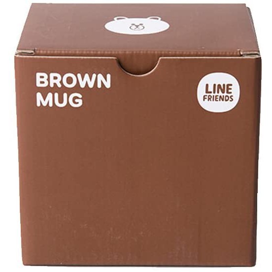Line Friends Brown Mug ( Line Emoticon Character ) Ceramic Coffee Mug - Brown Cup by Line Friends