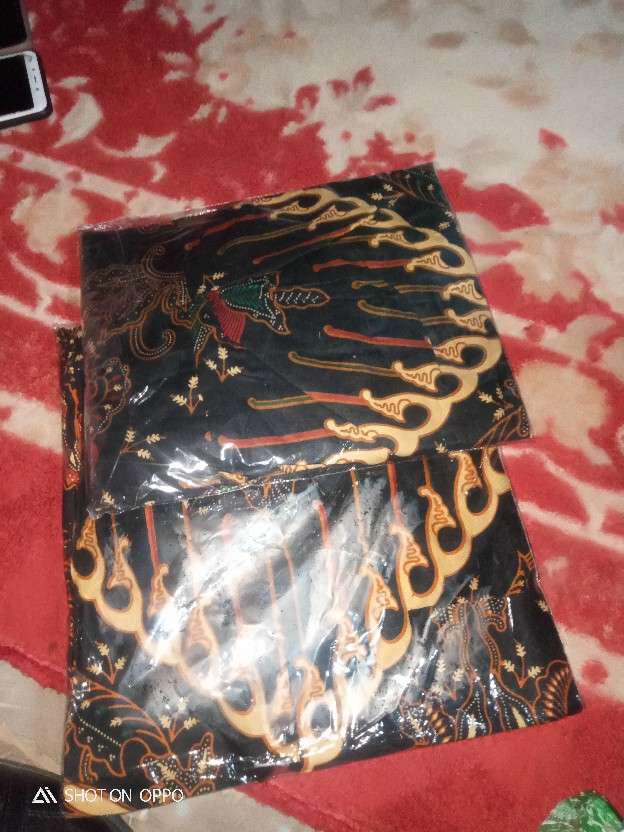 Batik Couple Keluarga - Sania Ruffle Batik Couple Orid Ndoro Jowi Dnt Garansi Termurah Batik Solehah