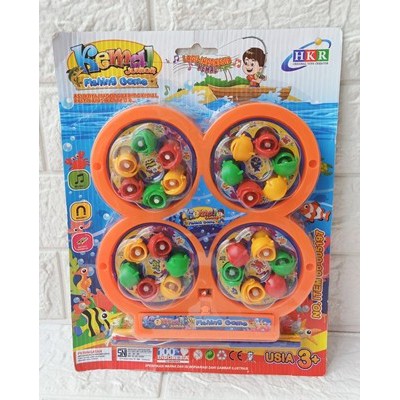 Mainan Pancingan Ikan Magnet Fishing Game anak 66-005197 - Mainan Pancingan murah ikan lucu anak 3 4 5 6 tahun