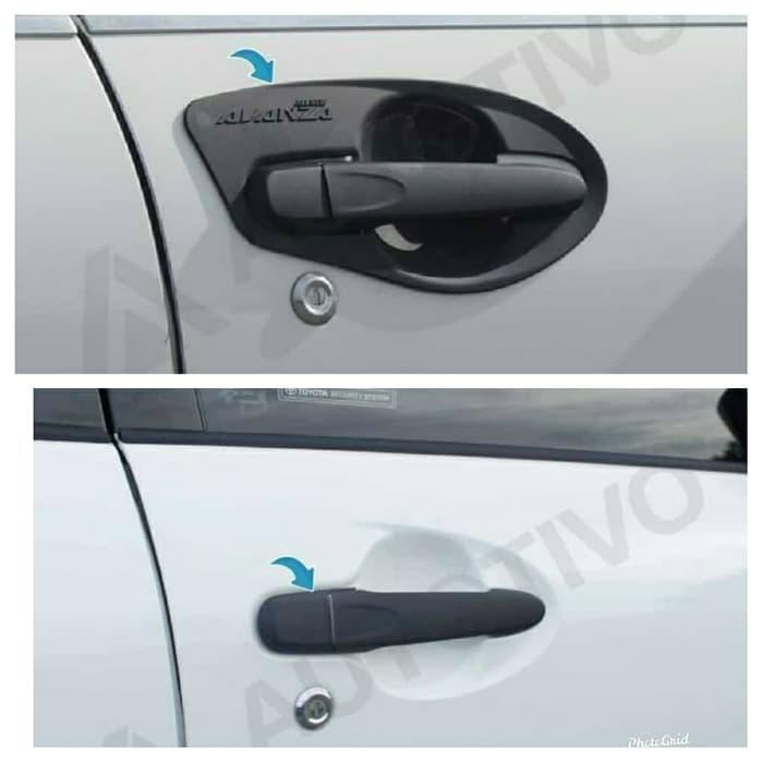 Paket Outer Cover Door Handle All New Avanza Xenia Hitam Doff Shopee Indonesia