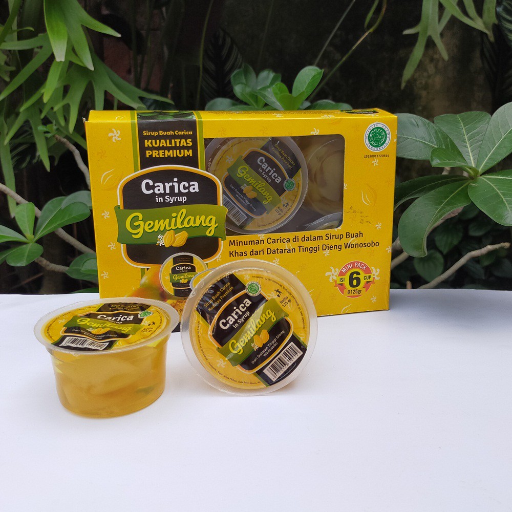 Carica Syrup Gemilang Isi 6 Cup