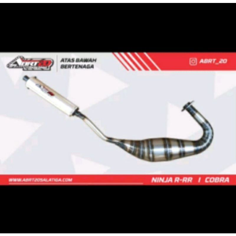 Knalpot ABRT20 Kawasaki Ninja R RR Galvanis Spek Racing Cobra