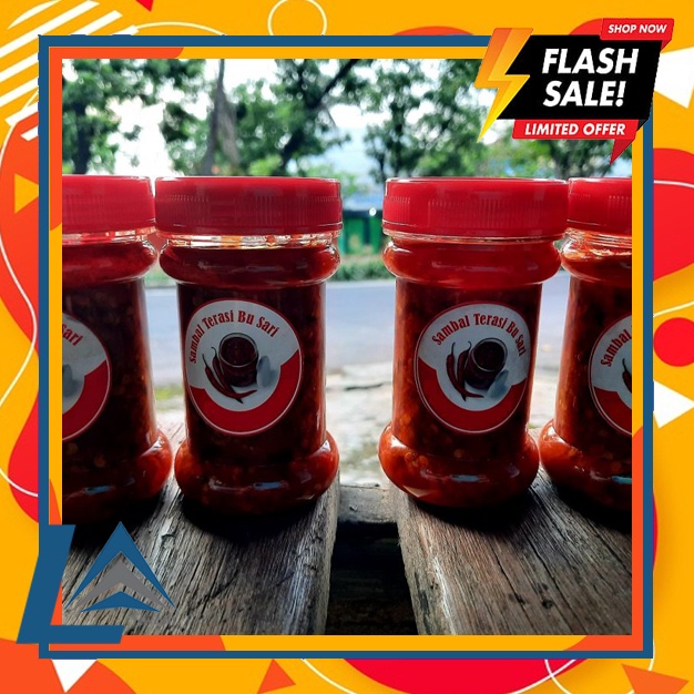 

(LA FAVORITE).Sambal Bu Sari 100% Bahan Alami Sambal Bawang Sambal Terasi Citarasa Khas Indonesia