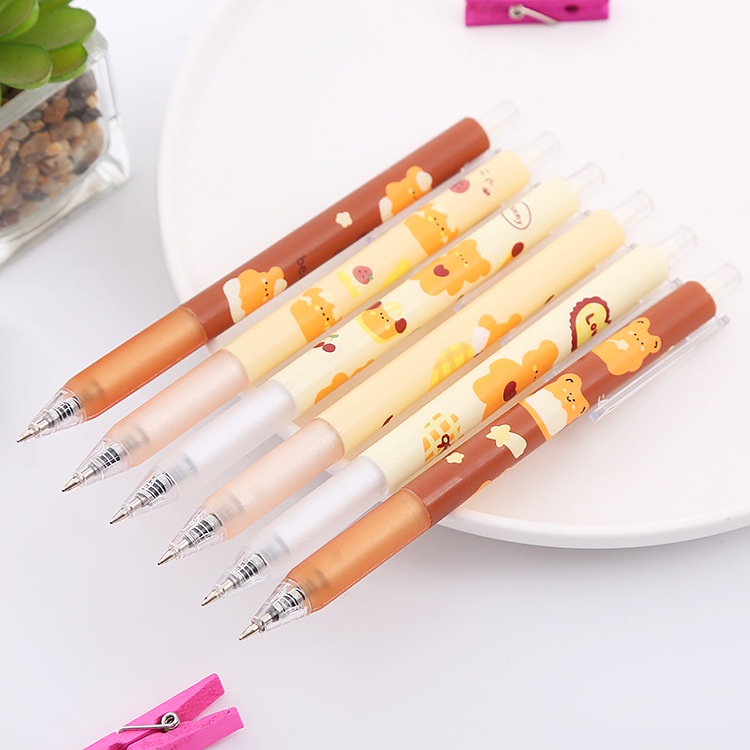 2pcs / Set Pulpen 0.5mm Bentuk Koala Warna-Warni Untuk Sekolah / Kantor