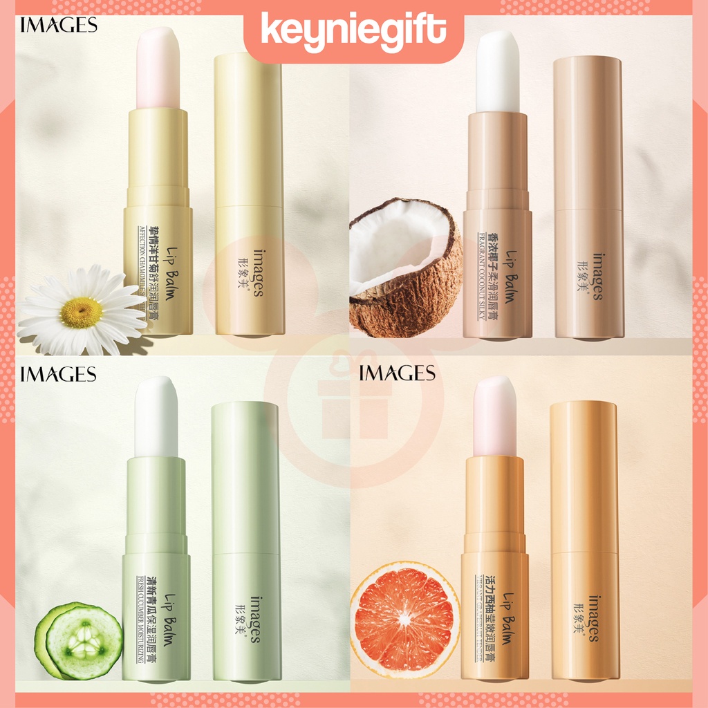 Images Lip Balm New Flavour Chamomile Coconut Cucumber Grapefruit Pelembab Perawatan Bibir Lipbalm Original IM011