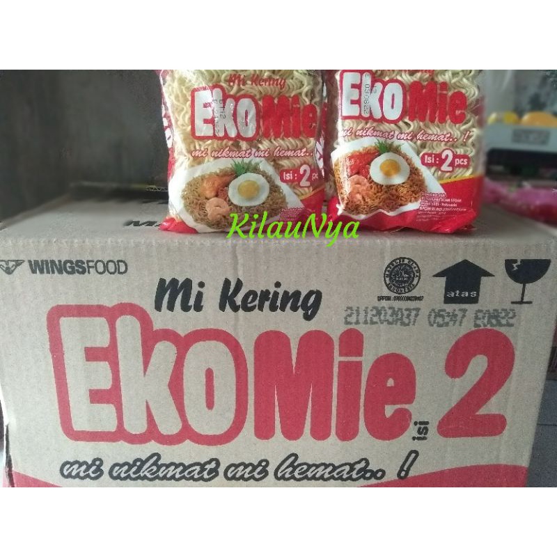 

Eko mie mie kering/mie keriting