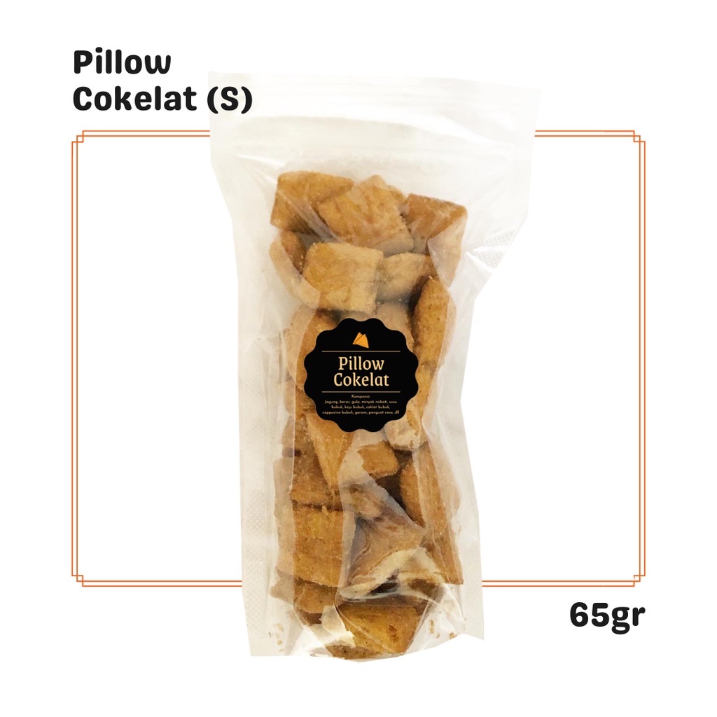 

SNACK KEKINIAN Pillow Cokelat (S) 65gr / Snack Cemilan Piloko / Camilan Coklat Manis