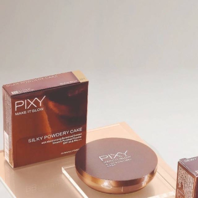 PIXY SILKY POWDERY CAKE MAKE IT GLOW