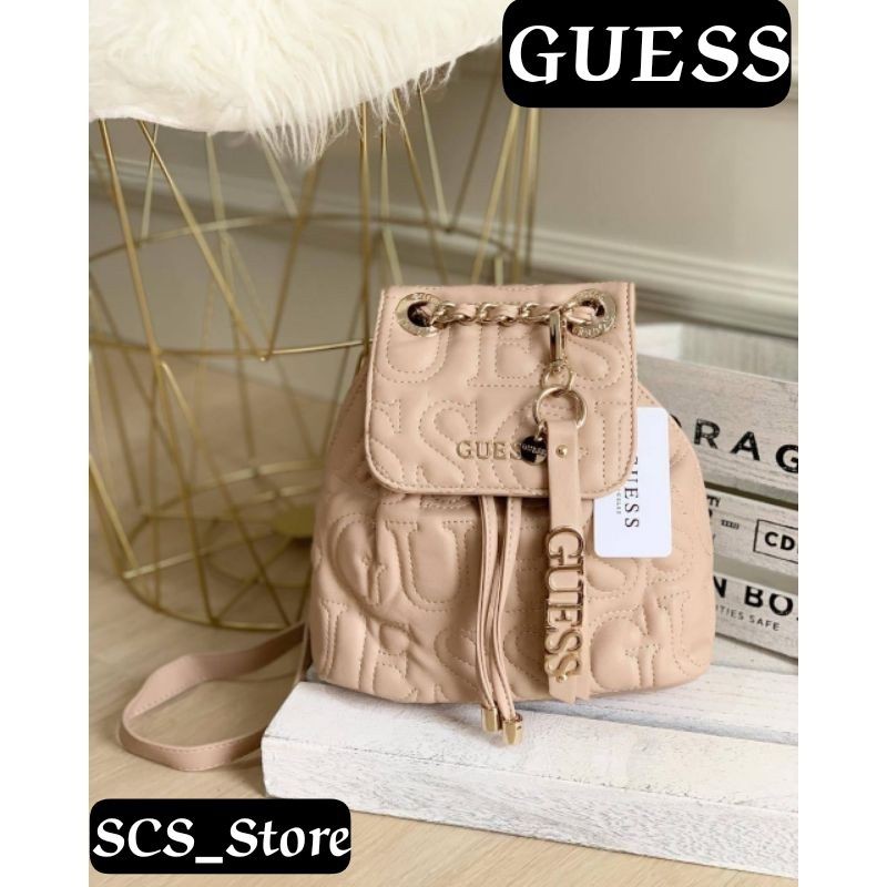 TAS RANSEL WANITA GUESS / TAS BRANDED ORIGINAL IMPORT TERMURAH