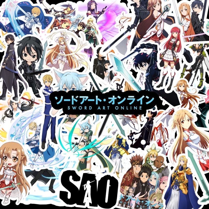 

STIKER SWORD ART ONLINE 35 PCS