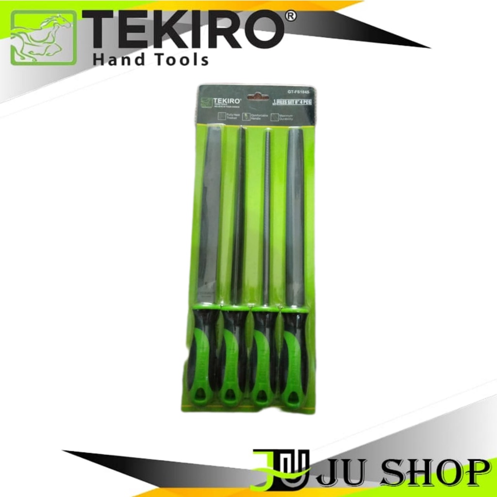 TEKIRO KIKIR SET 4PCS 8INCH (KIKIR BESI)