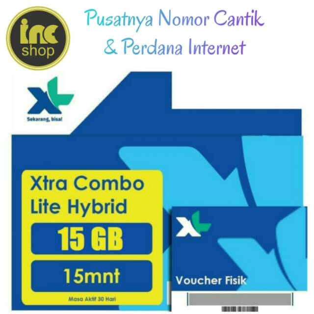 Kartu Perdana Xl Xtra Combo Lite 15GB