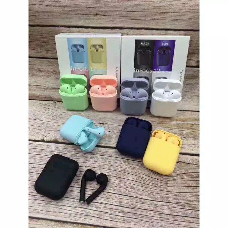 READY INPODS MACARON 12 i12 TWS Headset Bluetooth Earphone V5.0 - Murah