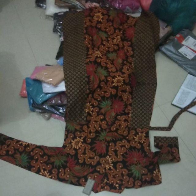 Maura Couple - Sania Ruffle Batik Couple Ori Ndoro Jowi Garansi Termurah Couple Keluarga