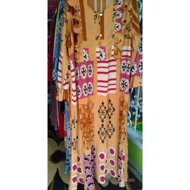 Gamis plisket bangkok